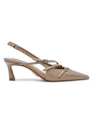Steve Madden Czółenka w kolorze beżowym rozmiar: 38. Brązowe czółenka Steve Madden, bez wzorów, klasyczne, bez obcasa, na szpilce, bez zapięcia. Za 240.99 zł.
