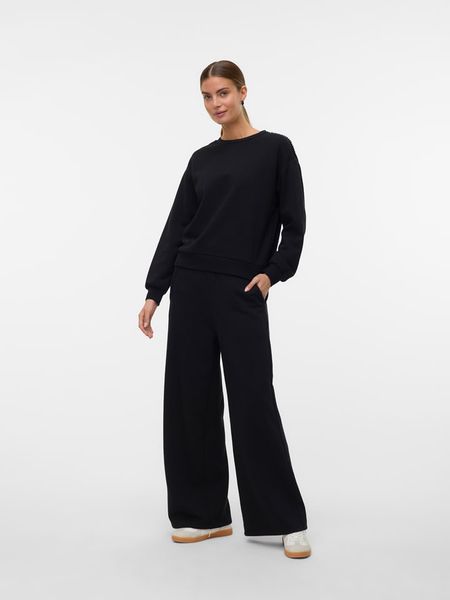 Vero Moda Bluza w kolorze czarnym rozmiar: L. Czarne bluzy Vero Moda, l, bez wzorów, z materiału, bez kaptura. Za 70.24 zł.