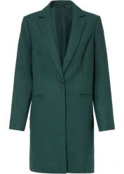 Płaszcz z domieszką wełny. Zielone płaszcze bonprix, bez wzorów, z wełny, eleganckie, bez kaptura. Za 289.99 zł.