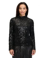 CARTOON Bluzka w kolorze czarnym rozmiar: 42. Czarne bluzki Cartoon, bez wzorów, bez kołnierzyka, bez ramiączek. Za 113.99 zł.