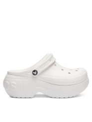 Crocs Klapki BELLA CLOG 210062-100 Biały. Białe klapki Crocs, bez wzorów, bez obcasa, bez zapięcia. Za 279.99 zł.