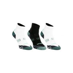 Skarpety sportowe RS900 3 pary. Białe skarpetki ARTENGO, z bawełny. Za 39.99 zł.