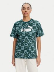 Puma T-Shirt Ess Graphic 685070 Zielony Loose Fit. Zielone t-shirty Puma, l, bez wzorów, z bawełny, bez kołnierzyka, bez ramiączek. Za 79.99 zł.