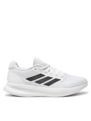 Adidas Buty do biegania Runfalcon 5 JH9638 Biały. Białe buty do biegania adidas, bez wzorów, z materiału, bez zapięcia, do biegania. Za 179.99 zł.