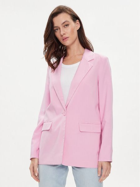 Vero Moda Marynarka Carmen 10287190 Różowy Boxy Fit. Czerwone marynarki i żakiety Vero Moda, m, bez wzorów, z wiskozy, bez ramiączek. Za 179.99 zł.