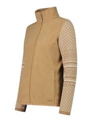 CMP Kurtka polarowa w kolorze jasnobrązowym rozmiar: 34. Brązowe kurtki CMP, bez wzorów, z materiału, bez kaptura. Za 227.85 zł.