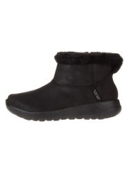 Skechers Botki "On the Go Joy" w kolorze czarnym rozmiar: 36,5. Czarne botki Skechers, bez wzorów, z materiału, bez obcasa, bez zapięcia. Za 198.10 zł.