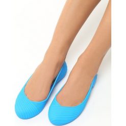 Niebieskie Baleriny Gina. Baleriny marki Born2be. Za 39.99 zł.