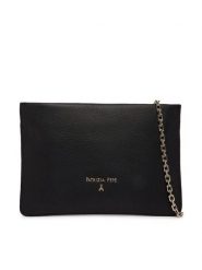 Patrizia Pepe Torebka 8B0335/L001-K103 Czarny. Czarne kopertówki Patrizia Pepe, bez wzorów, ze skóry, bez dodatków. Za 729.99 zł.