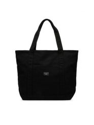 Guess Jeans Torebka M6GZ24 WHFZ1 Czarny. Czarne shopper bag Guess Jeans, z aplikacjami, z jeansu, bez dodatków. Za 289.99 zł.