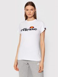 Ellesse T-Shirt Hayes SGK11399 Biały Regular Fit. Białe t-shirty Ellesse, bez wzorów, z bawełny, bez kołnierzyka, bez ramiączek. Za 99.99 zł.