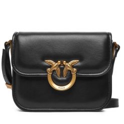 Torebka PINKO. Czarne listonoszki Pinko, bez wzorów, bez dodatków. Za 1,739.00 zł.