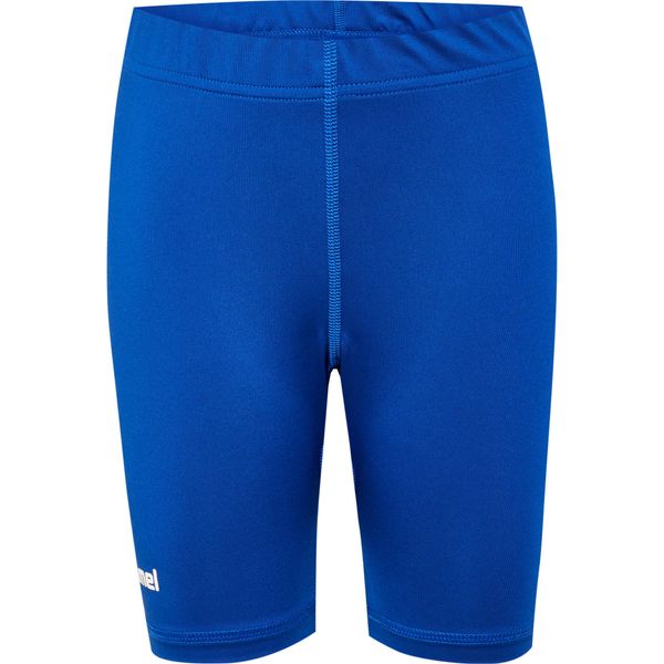 Szorty dla dzieci Hummel Essential. Niebieskie szorty Hummel, bez wzorów, z materiału, sportowe. Za 130.00 zł.