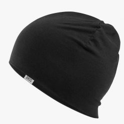 Czapka sportowa unisex Rockbros 18250005001 z dodatkiem wełny. Czarne czapki zimowe ROCKBROS, bez wzorów, z materiału, sportowe. Za 46.00 zł.