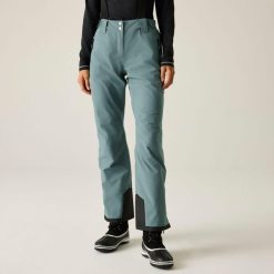 Effused II Damskie spodnie narciarskie. Zielone spodnie narciarskie Dare 2b, bez wzorów, narciarskie. Za 421.60 zł.