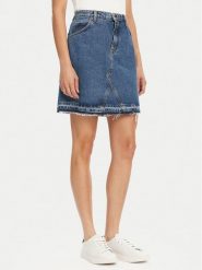 HUGO Spódnica jeansowa Getina_2 50539762 Niebieski Regular Fit. Niebieskie spódnice Hugo, s, bez wzorów, z bawełny. Za 329.99 zł.