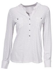 Heine Bluzka w kolorze białym rozmiar: 44. Białe bluzki Heine, bez wzorów, bez kołnierzyka, bez ramiączek. Za 124.95 zł.