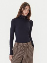 Weekend Max Mara Golf Multif 2525946022 Granatowy Slim Fit. Niebieskie swetry Weekend Max Mara, s, bez wzorów, z wiskozy, bez ramiączek. Za 359.99 zł.