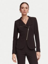 Rinascimento Marynarka CFC0130203003 Brązowy ciemny Slim Fit. Brązowe marynarki i żakiety Rinascimento, xs, bez wzorów, z syntetyku, bez ramiączek. Za 609.99 zł.