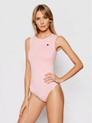 Champion Body Balance 112863 Różowy Athletic Fit. Czerwone body i gorsety Champion, bez wzorów, z bawełny, bez ramiączek. Za 159.99 zł.
