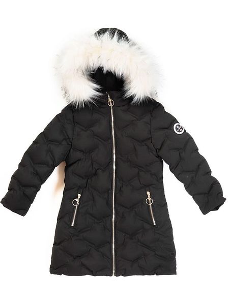 HULABALU Parka "Muse" w kolorze czarnym rozmiar: 110/116. Czarne płaszcze HULABALU, bez wzorów, bez kaptura. Za 196.70 zł.