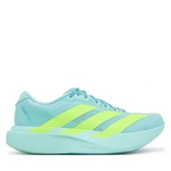 Buty do biegania adidas. Niebieskie buty do biegania adidas, bez wzorów, bez zapięcia, do biegania. Za 649.99 zł.
