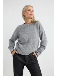 Josephine & Co Sweter "Andrea" w kolorze jasnoszarym rozmiar: L. Szare swetry Josephine & Co, l, bez wzorów, z wełny, bez ramiączek. Za 205.45 zł.