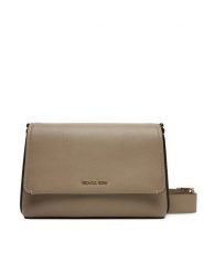 MICHAEL Michael Kors Torebka Nessa 30T5G8ZM1L Beżowy. Brązowe listonoszki MICHAEL Michael Kors, bez wzorów, ze skóry, bez dodatków. Za 679.99 zł.