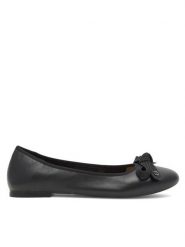Gino Rossi Baleriny COZY-HS001-1-2 Czarny. Czarne baleriny Gino Rossi, bez wzorów, ze skóry, bez obcasa, bez zapięcia. Za 199.99 zł.