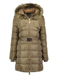 Canadian Peak Parka "Diamentereak" w kolorze beżowym rozmiar: XL. Brązowe płaszcze Canadian Peak, xl, bez wzorów, z tkaniny, bez kaptura. Za 281.76 zł.