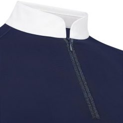 Damska koszula konkursowa z długim rękawem na zamek Kentucky Horsewear Classic. Białe koszule KENTUCKY HORSEWEAR, s, bez wzorów, z materiału, eleganckie, bez kołnierzyka, bez ramiączek. Za 481.00 zł.