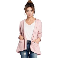 Sweter Damski Model B039 Powder Pink. Różowe swetry Be, bez wzorów, bez ramiączek. Za 157.53 zł.