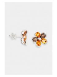 ATELIER DU DIAMANT Złote kolczyki-wkrętki "Denise" z diamentami i kamieniami szlachetnymi rozmiar: onesize. Brązowe kolczyki ATELIER DU DIAMANT, z cytrynem, złote. Za 2,109.99 zł.