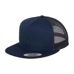 Klasyczna Czapka Z Daszkiem. Niebieskie czapki z daszkiem FLEXFIT, bez wzorów, klasyczne. Za 54.99 zł.