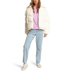 Kurtka zimowa damska Billabong Winter Paradise. Białe kurtki Billabong, na zimę, l, bez wzorów, z nylonu, bez kaptura. W wyprzedaży za 380.99 zł.