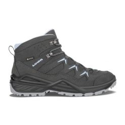 Buty trekkingowe damskie Lowa Sirkos Evo Mid Gtx. Czarne buty trekkingowe Lowa, bez wzorów, z materiału, bez zapięcia, trekkingowe. Za 744.00 zł.