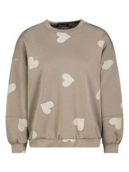 Sublevel Bluza w kolorze brązowo-beżowym rozmiar: S/M. Brązowe bluzy Sublevel, m, bez wzorów, bez kaptura. Za 141.19 zł.