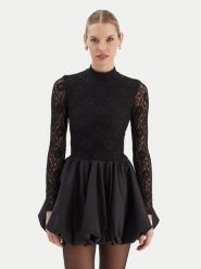 Bardot Sukienka koktajlowa Yana 60191DB Czarny Slim Fit. Czarne sukienki Bardot, bez wzorów, z syntetyku, wizytowe, bez kołnierzyka, bez ramiączek. Za 729.99 zł.