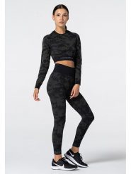 Carpatree Koszulka sportowa "Camo Seamless" w kolorze khaki rozmiar: L. Brązowe t-shirty sportowe Carpatree, l, bez wzorów, z materiału, bez ramiączek, outdoorowe. Za 105.63 zł.