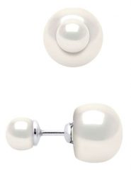 Pearl Addict Kolczyki-wkrętki w kolorze białym z perłami rozmiar: onesize. Białe kolczyki Pearl Addict, z perłą, srebrne. Za 382.99 zł.