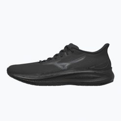 Buty do biegania damskie Mizuno Fortrush black/black sand. Czarne buty do biegania Mizuno, bez wzorów, bez zapięcia, do biegania. Za 529.99 zł.