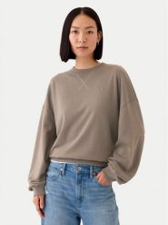 Gap Bluza 476351-09 Beżowy Regular Fit. Brązowe bluzy GAP, xxs, bez wzorów, z bawełny, bez kaptura. Za 69.99 zł.