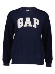 GAP Bluza w kolorze granatowym rozmiar: XL. Niebieskie bluzy GAP, xl, bez wzorów, bez kaptura. Za 101.47 zł.