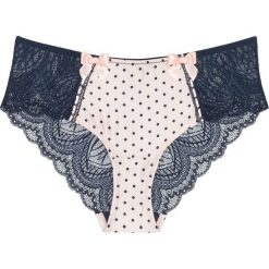 Figi "panty" bonprix pudrowo-niebieski. Bokserki damskie marki bonprix. Za 29.99 zł.