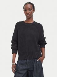 G-STAR Sweter D30075-E813 Czarny Regular Fit. Czarne swetry G-Star, xl, bez wzorów, z syntetyku, retro, bez ramiączek. Za 389.99 zł.