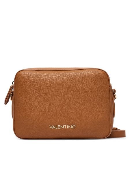Valentino Torebka Brixton VBS7LX07 Brązowy. Brązowe listonoszki Valentino, bez wzorów, ze skóry, bez dodatków. Za 245.99 zł.