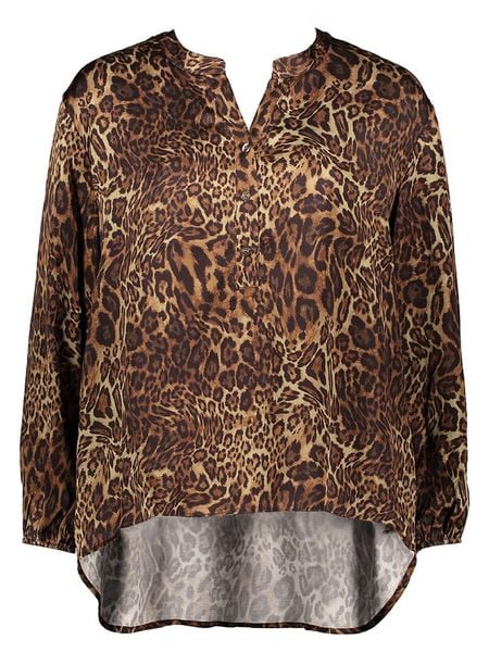 Miss goodlife Bluzka "Leo" w kolorze jasnobrązowym rozmiar: L. Brązowe bluzki miss goodlife, l, bez wzorów, z wiskozy, bez kołnierzyka, bez ramiączek. Za 113.63 zł.