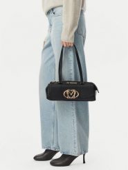 LOVE MOSCHINO Torebka JC4211PP0PKB0000 Czarny. Czarne torebki klasyczne Love Moschino, bez wzorów, ze skóry, bez dodatków. Za 859.99 zł.