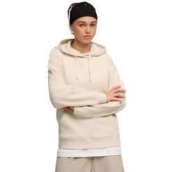 PUMA ESS Elevated Comfort Hoodie bluza damska. Brązowe bluzy z kapturem Puma, xl, bez wzorów, z polaru. Za 177.99 zł.