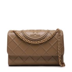 Torebka Tory Burch. Brązowe listonoszki Tory Burch, bez wzorów, bez dodatków. Za 3,499.00 zł.